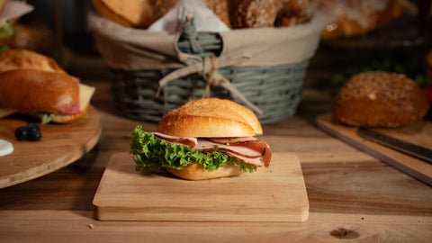 Belegtes Standard Brötchen mit Pute
